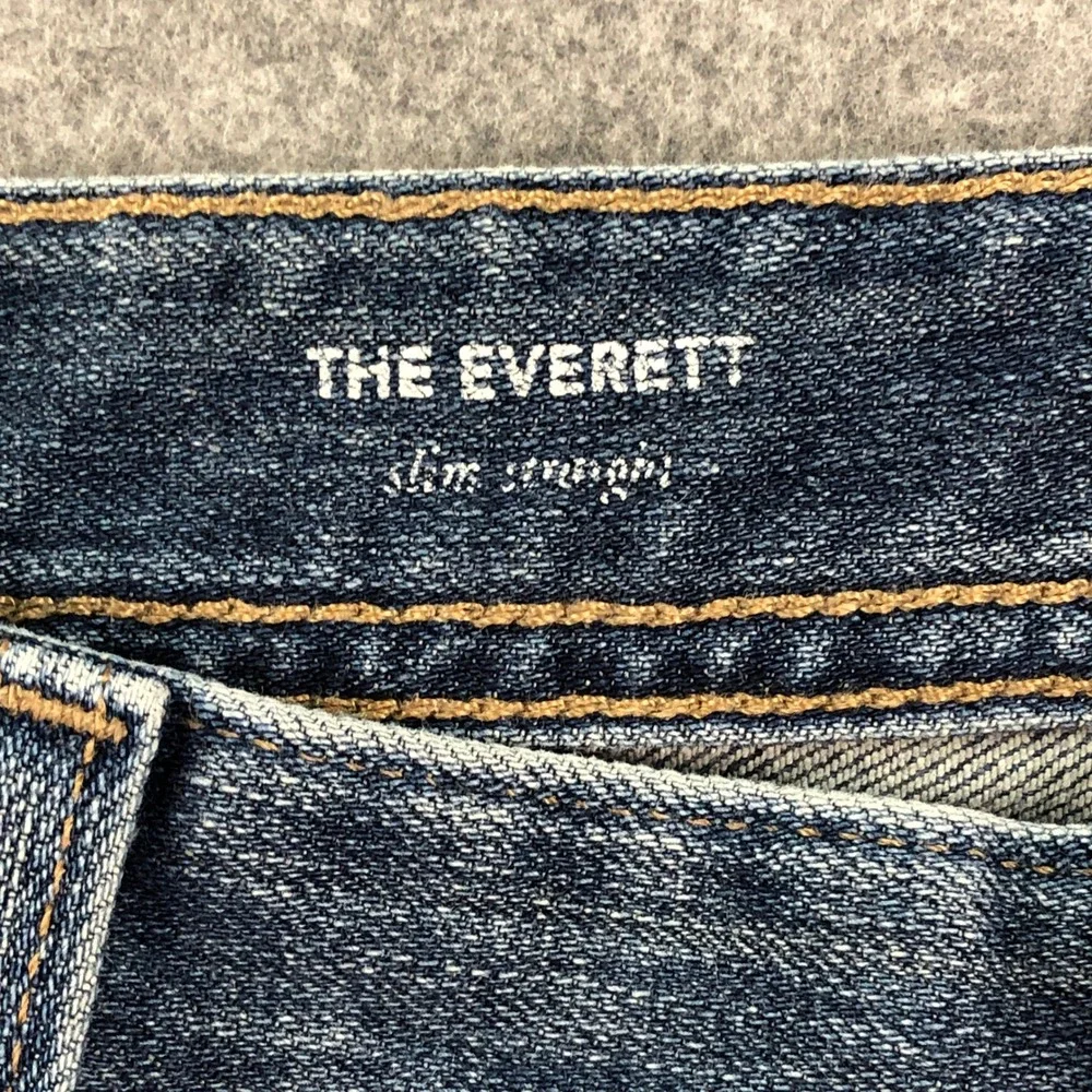 AG THE EVERETT Mens Jeans 34x30 Blue Slim Straight Fit Premium Designer